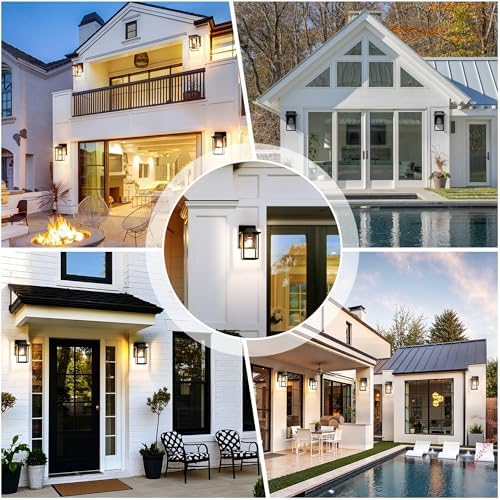 MATAMEYE Outdoor Wall Light Fixture, Exterior Waterproof Porch Lighting - Image 6