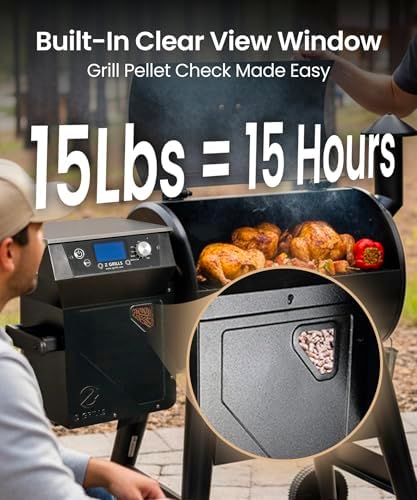 Z GRILLS 8-in-1 Pellet Smoker Grill with PID 3.0, 459 Sq.In Cooking Area - Image 3
