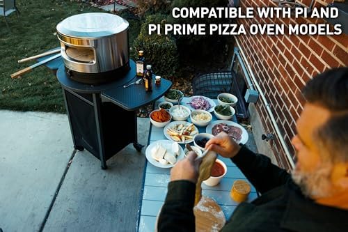 Solo Stove Pizza Oven Cart for Outdoor Pi Pizza Ovens | Portable Pizza Oven Table, Compatible with the entire Pi family, Locking Wheels, Foldable Shelves, Steel, Height: 35.75 in, Weight: 43 lbs - Image 5
