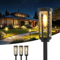 JEJOT Solar Pathway Lights Outdoor Waterproof, 4 Pack Solar Walkway Lights by JEJOT
