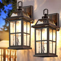 14 '' Outdoor Lights for House 2 Packs, Brown Exterior Light Fixtures by MYHXQ