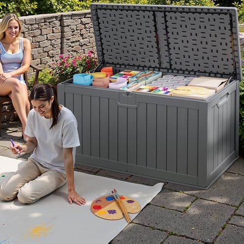 JUMMICO HDPE 250 Gallon Deck Box Double-Wall with Divider - Image 6