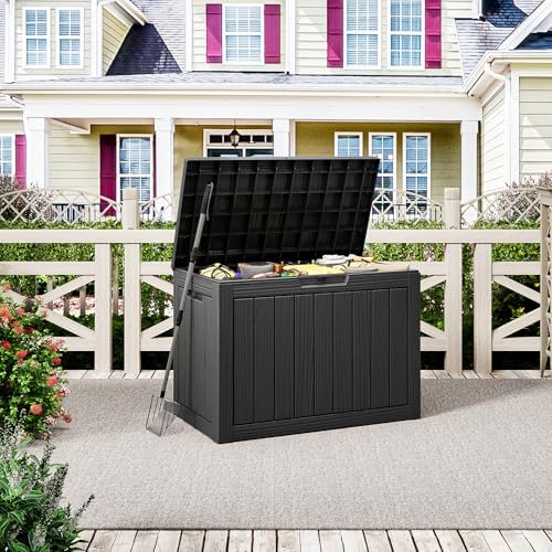 KAMABOKO Outdoor Storage Box, 50 Gallon Deck Box Outdoor Waterproof Patio - Image 6