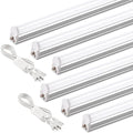 Barrina T5 4FT LED Shop Light, 2 Pcs Power Cords, 6500K 2200lm 20W, 6 Packs by Barrina