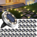 btfarm 30 Pack Solar Lights Outdoor Waterproof, 8 LED Solar Ground Lights by btfarmdecorativelighting