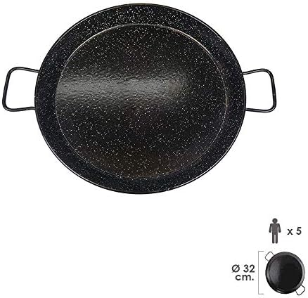 Garcima 13-Inch Enameled Steel Paella Pan, 32cm - Image 2