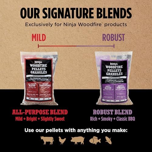 Ninja Woodfire Pellets, Robust Blend, 5-lb Bag, Real Wood, Ninja Compatible - Image 3