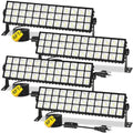 14000LM 100W LED Shop Lights, Plug in Garage Light for Workbench, 4 Pack by YQNLIFA-BlackLightParty