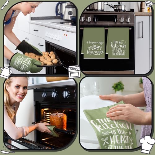 Sratte 6 Pcs Kitchen Decor Accessories Set, Kitchen, Green - Image 5