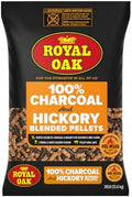 Royal Oak 100% Charcoal & Hickory Pellets, 30 LB, Smoky BBQ, Pellet Grill by RoyalOak