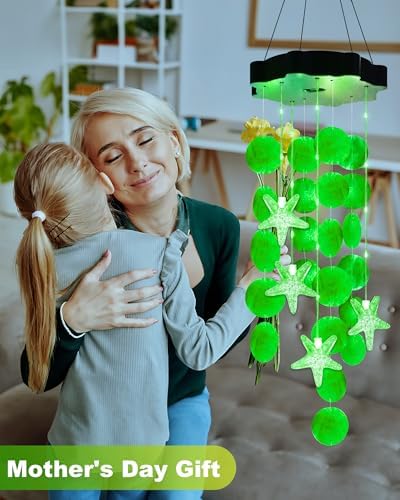 Toodour Solar Wind Chimes for Outside, Gifts for Mom Grandma Women Girls - Image 2