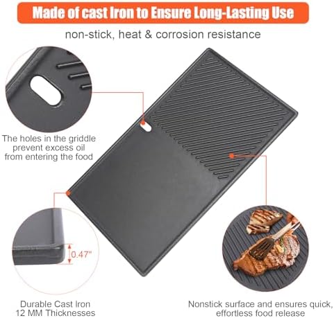 QuliMetal Reversible Griddle Replacement Parts - Image 3