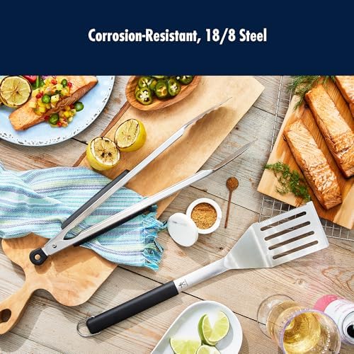 HENCKELS BBQ 2-pc Stainless Steel Grill Tool Set - Image 3