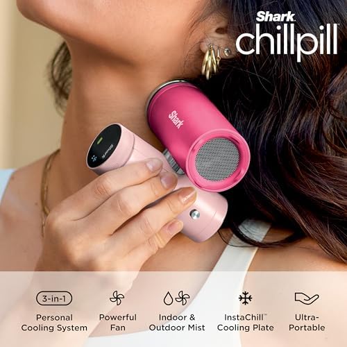 Shark ChillPill 3-in-1 Fan, Mist and Cooling Plate, Matcha, FA022GN - Image 2