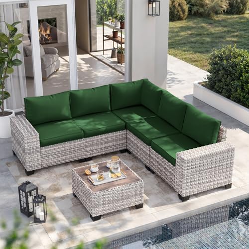 Outdoor Patio Furniture Set PE Wicker Rattan Outdoor Sectional Sofa by MuphyersPatioFurniture