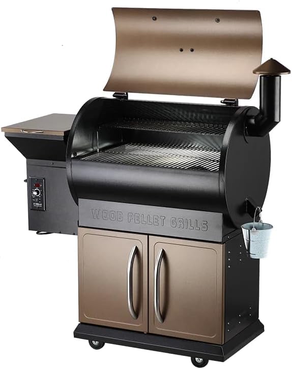 Z GRILLS 2026 Upgrade Wood Pellet Grill Smoker with PID Control, Built-in Storage Cabinet, Rain Cover, 700 sq. in Cooking Area for Outdoor BBQ, Smoke, Bake and Roast - Image 2