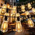 Outdoor String Lights, 150FT 75 ST38 Shatterproof Vintage LED Bulbs by Outdoorlights