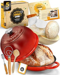 CRUSTLOVE 5 QT Cast Iron Bread Pan with Dome Lid for Artisan Bread Baking by CRUSTLOVE