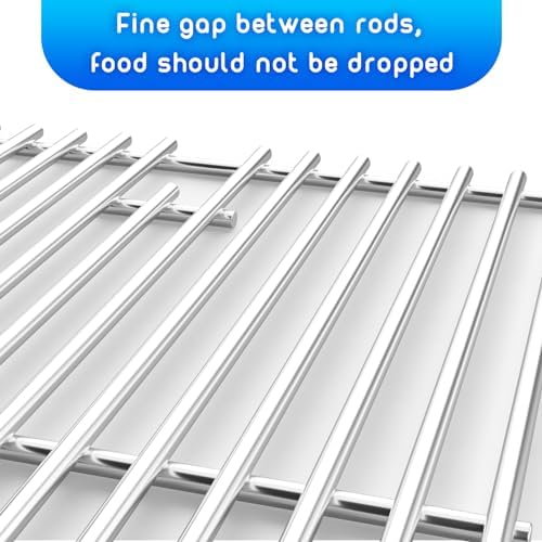 3pcs Stainless Steel Cooking Grates for Nexgrill, 16.96'' x 28.7'' - Image 3