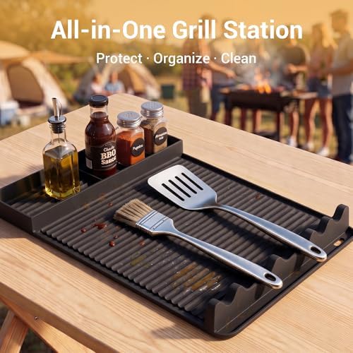 Silicone Grill Mat for Blackstone Griddles, 1 Pack, Black Gift Box - Image 6
