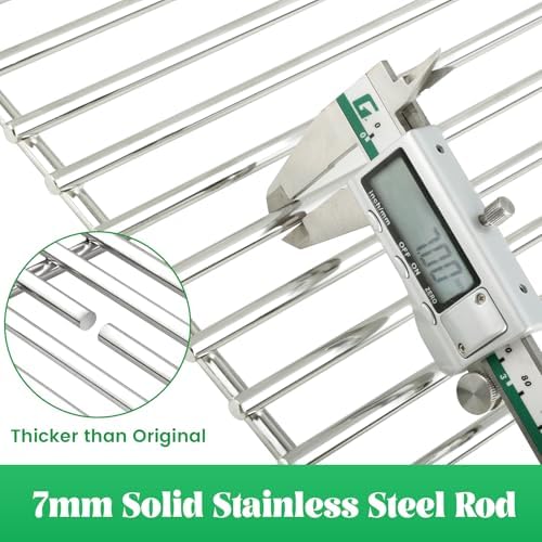 Charleston Grill Grates for Pit Boss 1020 PB1020NX Cooking Grid Replacement Parts Pitboss Stainless Steel Pellet Grill Combo Smoker Accessories BBQ Grilling Rack - Image 2