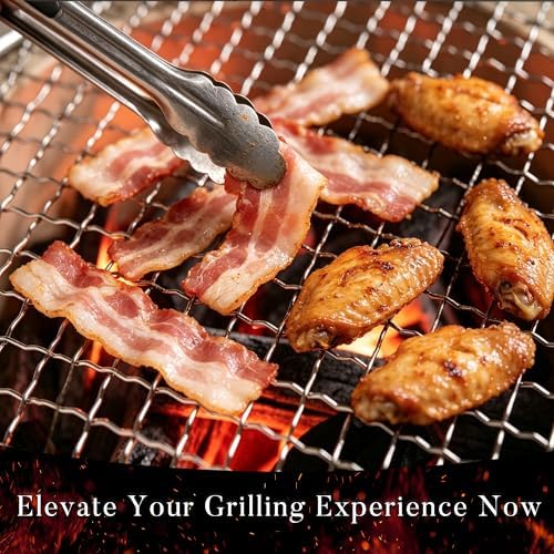 10 PCS Disposable Grill grates，Grill mesh 11.8×15.7 inch，Disposable Grill Topper for Outdoor BBQ Parties，Grill net can Withstand high temperatures - Image 6
