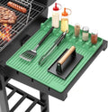 Silicone Grill Mat for Blackstone Griddle Accessories, 8-Slot Tool Mat by Uozuke