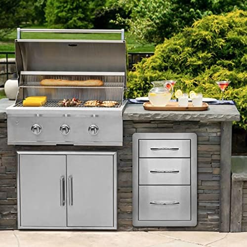 Stanbroil Triple Access Drawers for Outdoor Kitchen, 304 Stainless Steel - Image 7