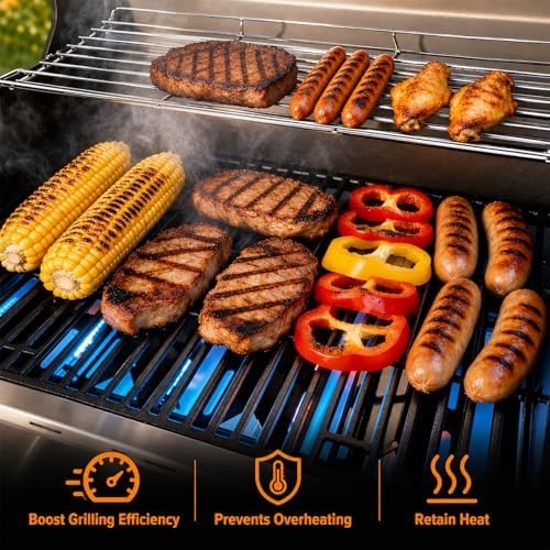 Elevated Warming/Cooling Rack for Dyna-Glo 4 Burner DGH450CRP Gas Grill - Image 5