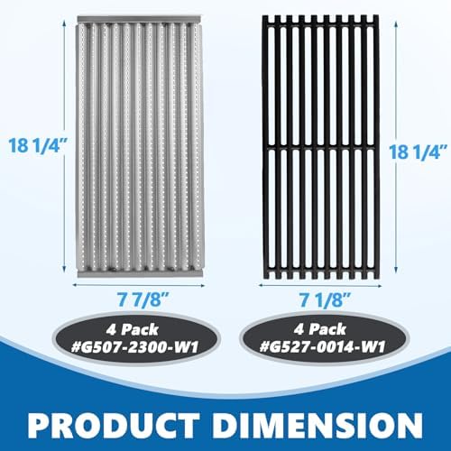 Grill Grates&Emitter Plates for Charbroil TRU Infrared 4-Burner Grill Parts - Image 2