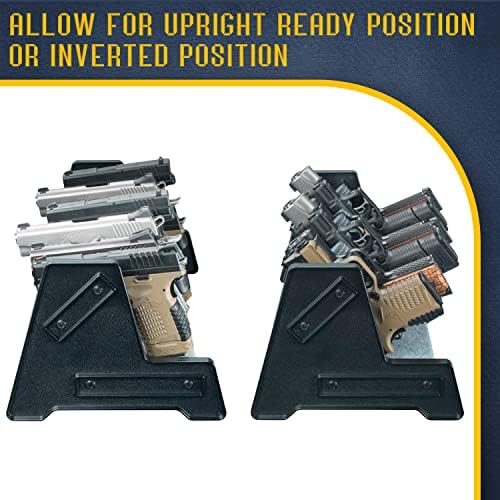 Mind and Action Pistol Rack, Handgun Holder for Safe, Cabinet Organizer, Gun Accessories, Gifts for Men - Image 5
