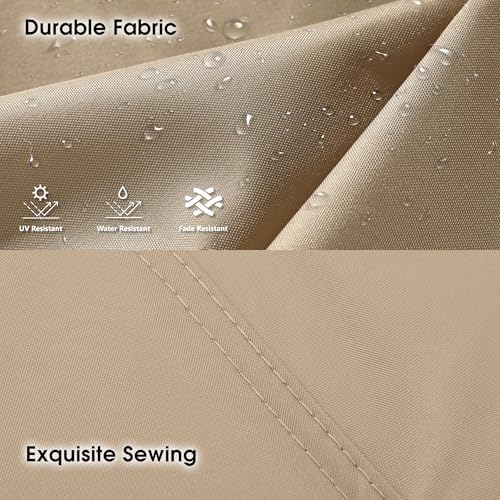 MASTERCANOPY Replacement Canopy top for Grill Gazebo L-GG001PST-F, Beige - Image 4