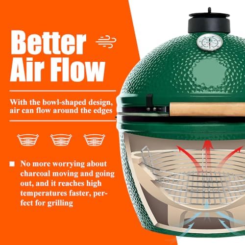 The Accessories for Big Green Egg XL Charcoal Ash Basket Ash Clean Tool - Image 2