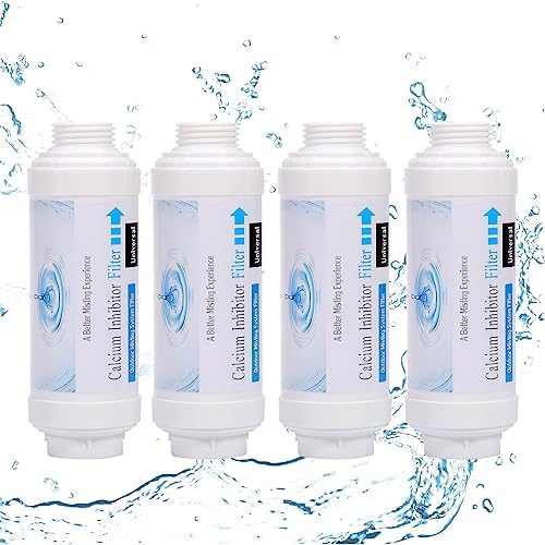 Yoption Calcium Inhibitor Filter, Outdoor Misting System Filter, for Preventing Scale Buildup and Clogging of Garden Patio Misters - 4 Pack by Yoption