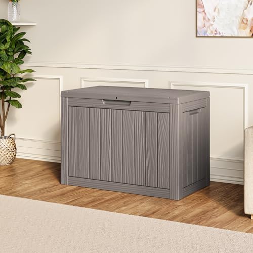 KAMABOKO 55 Gallon Outdoor Storage Box Waterproof Deck Box for Patio - Image 6