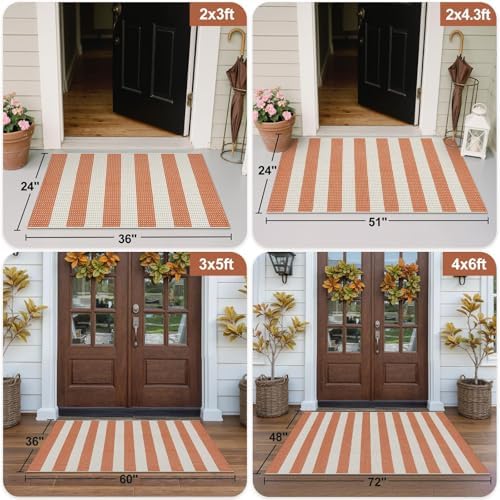 OJIA Outdoor Door Mat 24"x36" Fall Welcome Mats for Front Door Porch Decor - Image 2