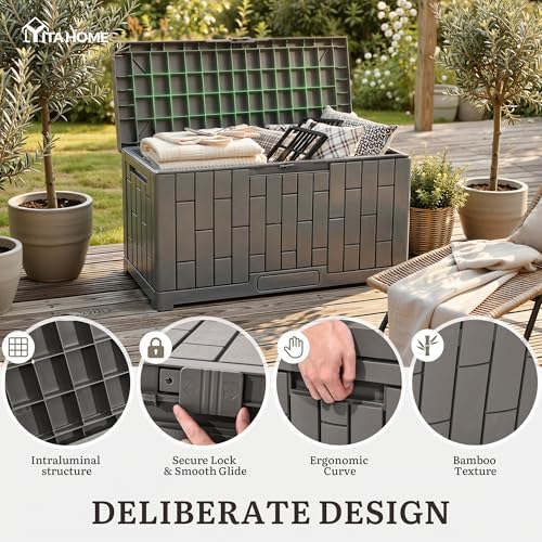 YITAHOME 60 Gallon Outdoor Storage Box - Image 3