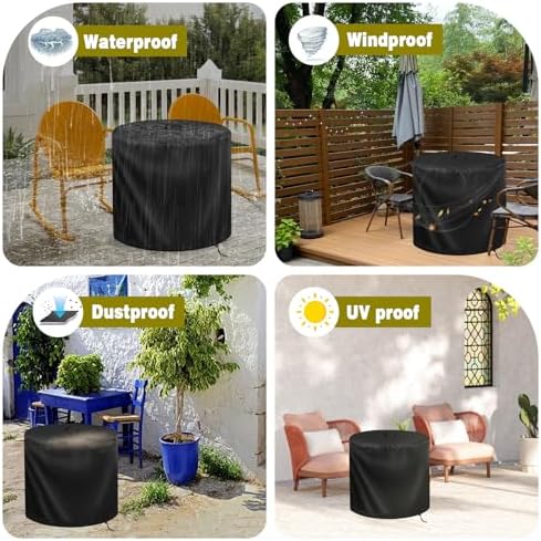 Patio Table Cover for Decksplore 23.6” Outdoor Patio Side Table - Image 7