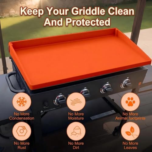 BANGIE 36" Silicone Griddle Mat for Blackstone, Anti-Rust Full-Wrap Cover - Image 4