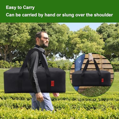 Extra Thick 24" Storage Bag Grill Tool Organizer Pro, BBQ Tool Heavy Duty Storage Bag, Double Layer 600D Oxford Cloth Waterproof (2x Thickness), Camping, Tailgating, BBQ Party Gift - Image 5