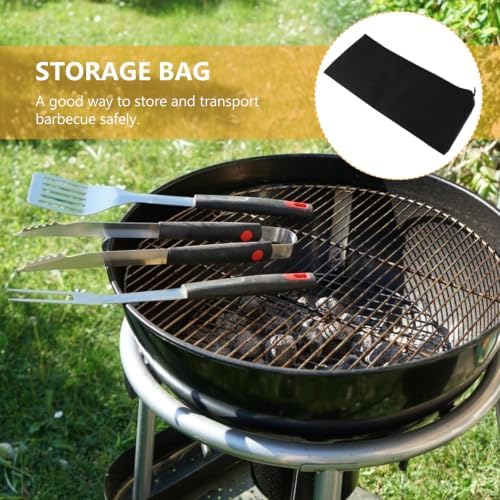 4pcs Barbecue Tool Storage Bag Multi-use Organizer for Grilling Gear - Image 5