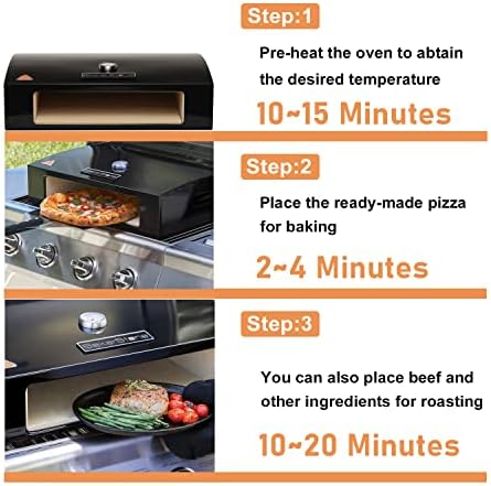 BakerStone Pizza Ovens for Grill Top Outdoor Pizza Oven Pizza Maker Portable Baking Oven with Dust Cover, Original Series - Image 5