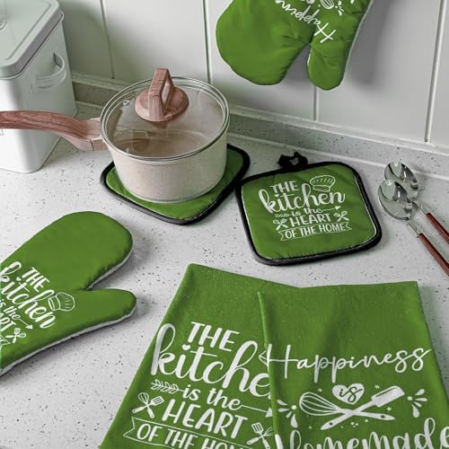 Sratte 6 Pcs Kitchen Decor Accessories Set, Kitchen, Avocado Green - Image 3