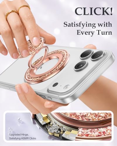 SYNCWIRE Magnetic Phone Ring Holder, for MagSafe Phone Grip Stand Kickstand - Image 3
