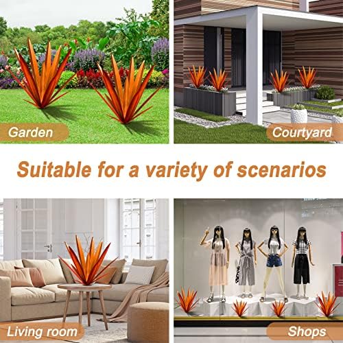 Homight Metal Tequila Country Sculpture DIY Tequila Plant Home Decor Country Tequila Garden Ornament Indoor Outdoor Statue Patio Lawn Patio Stake Decoration Gift to The Garden - Image 3
