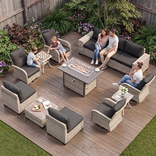 Outdoor Patio Furniture Set PE Wicker Rattan Outdoor Sectional Sofa by MuphyersPatioFurniture