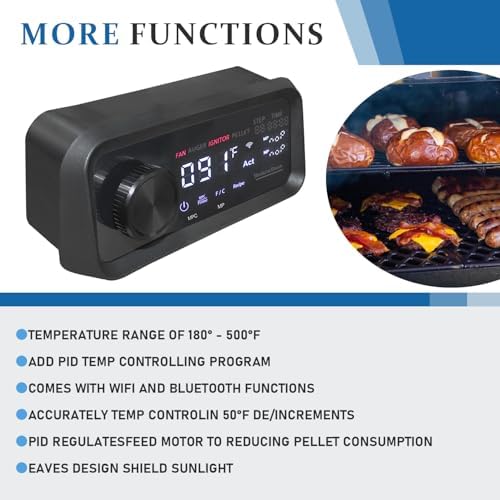 Replacement 80146 Digital PID Control Board Parts for PB850PS2, Compatible with Pit Boss Pro Series II 850 Wood Pellet Grill, Comes with WiFi and Bluetooth Function - Image 4