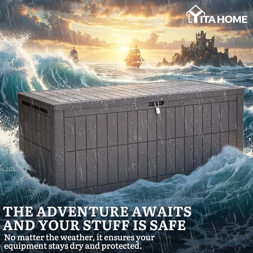 YITAHOME XXL 240 Gallon Extra Large Deck Box - Image 4