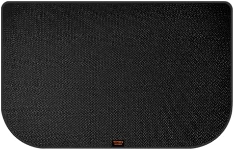 Fireplace Hearth Rug, 60 x 32 inches Fireproof Fireplace Mat by TOTIDYH