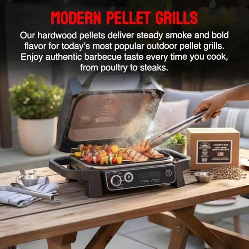 Carolina Cookwood 100% Pure Wood Pellet Variety Pack – 6-Pack (9 lbs), 100% USA-Sourced, Includes Apple, Hickory, Pecan, Maple, White Oak & Cherry, Perfect for Ninja Pellet Grills, Smoking & BBQ - Image 3
